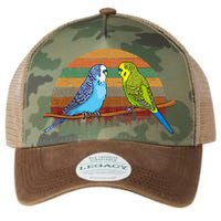 Parakeet Retro Budgies Parakeet Legacy Tie Dye Trucker Hat
