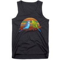 Parakeet Retro Budgies Parakeet Tank Top