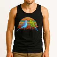 Parakeet Retro Budgies Parakeet Tank Top