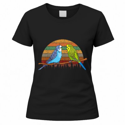 Parakeet Retro Budgies Parakeet Women's T-Shirt