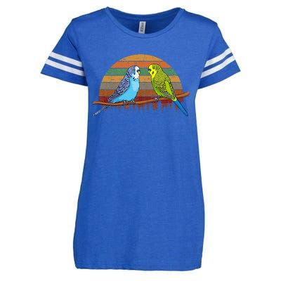 Parakeet Retro Budgies Parakeet Enza Ladies Jersey Football T-Shirt