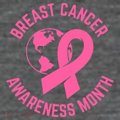 Pink Ribbon Breast Cancer Awareness Month Gift T-Shirt