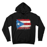 Puerto Rico Boricua Vintage Puerto Rican Flag Pride Tall Hoodie