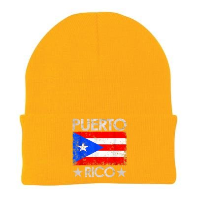 Puerto Rican Baseball Player Puerto Rico Flag Baseball Knit Cap Winter Beanie