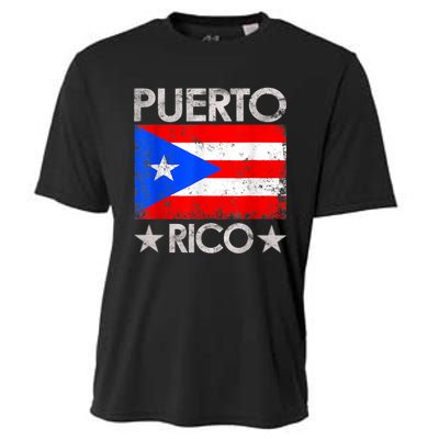 Puerto Rican Baseball Player Puerto Rico Flag Baseball Cooling Performance Crew T-Shirt