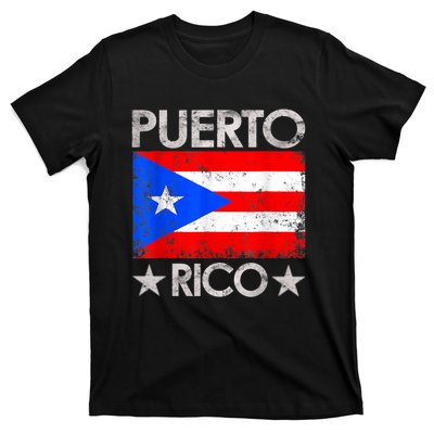 Puerto Rican Baseball Player Puerto Rico Flag Baseball T-Shirt