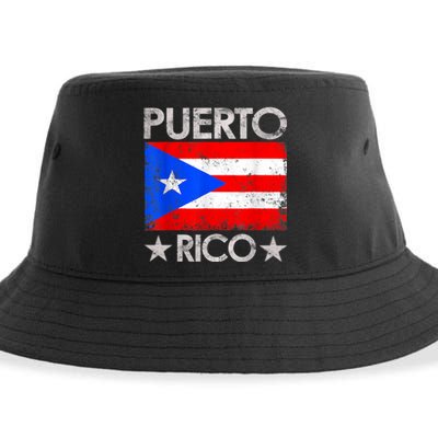 Puerto Rican Baseball Player Puerto Rico Flag Baseball Sustainable Bucket Hat