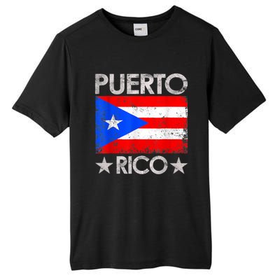 Puerto Rican Baseball Player Puerto Rico Flag Baseball Tall Fusion ChromaSoft Performance T-Shirt