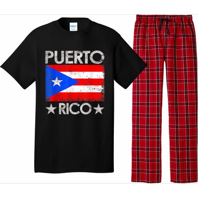 Puerto Rican Baseball Player Puerto Rico Flag Baseball Pajama Set