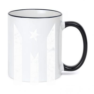 Puerto Rico Black Flag Puerto Rican Pride Independent Gift 11oz Black Color Changing Mug