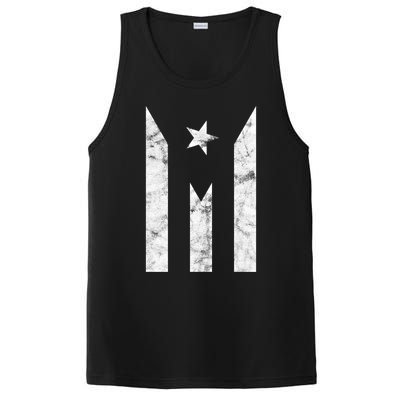 Puerto Rico Black Flag Puerto Rican Pride Independent Gift PosiCharge Competitor Tank