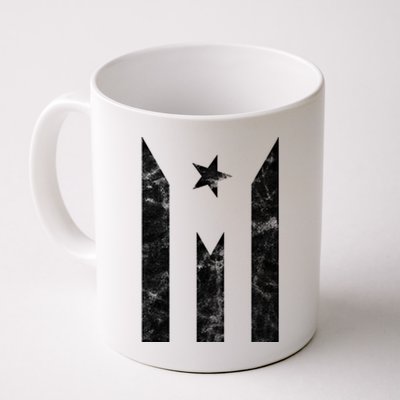 Puerto Rico Black Flag Puerto Rican Pride Independent Gift Coffee Mug