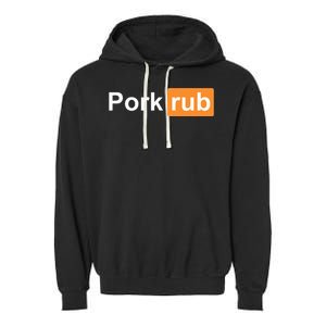 Pork Rub Bbq Smoker Lover Garment-Dyed Fleece Hoodie