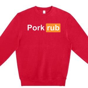 Pork Rub Bbq Smoker Lover Premium Crewneck Sweatshirt