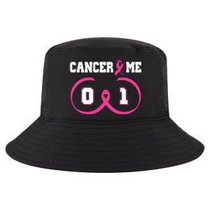 Pink Ribbon Cancer 0 Me 1 Funny Breast Cancer Awareness Survivor Gift Cool Comfort Performance Bucket Hat