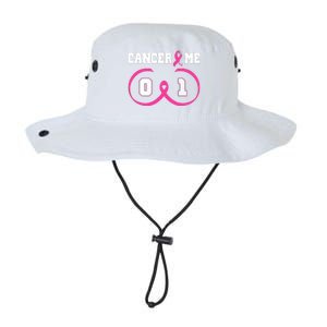 Pink Ribbon Cancer 0 Me 1 Funny Breast Cancer Awareness Survivor Gift Legacy Cool Fit Booney Bucket Hat