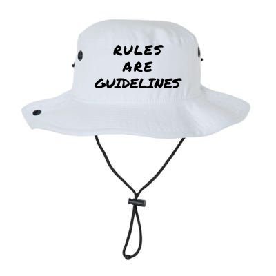 Punk Rock Concert Rules Are Guidelines Letter Print Graphic Meaningful Gift Legacy Cool Fit Booney Bucket Hat