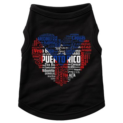 Puerto Rico Cities Flag Puerto Rican roots culture Doggie Tank