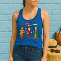 Puerto Rico Christmas Tres Reyes Magos Three Wise Cute Gift Womens Tank Top