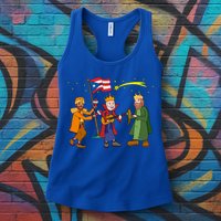 Puerto Rico Christmas Tres Reyes Magos Three Wise Cute Gift Womens Tank Top