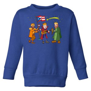 Puerto Rico Christmas Tres Reyes Magos Three Wise Cute Gift Toddler Sweatshirt