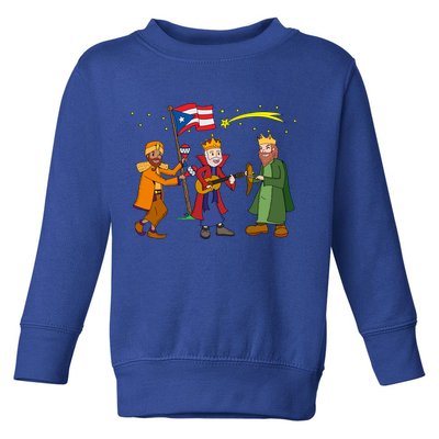 Puerto Rico Christmas Tres Reyes Magos Three Wise Cute Gift Toddler Sweatshirt