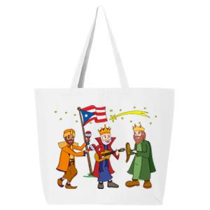 Puerto Rico Christmas Tres Reyes Magos Three Wise Cute Gift 25L Jumbo Tote