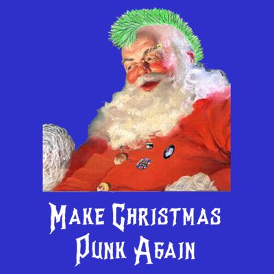 Punk Rock Christmas Santa Punk Rock Gift T-Shirt
