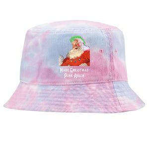 Punk Rock Christmas Santa Punk Rock Gift Tie-Dyed Bucket Hat