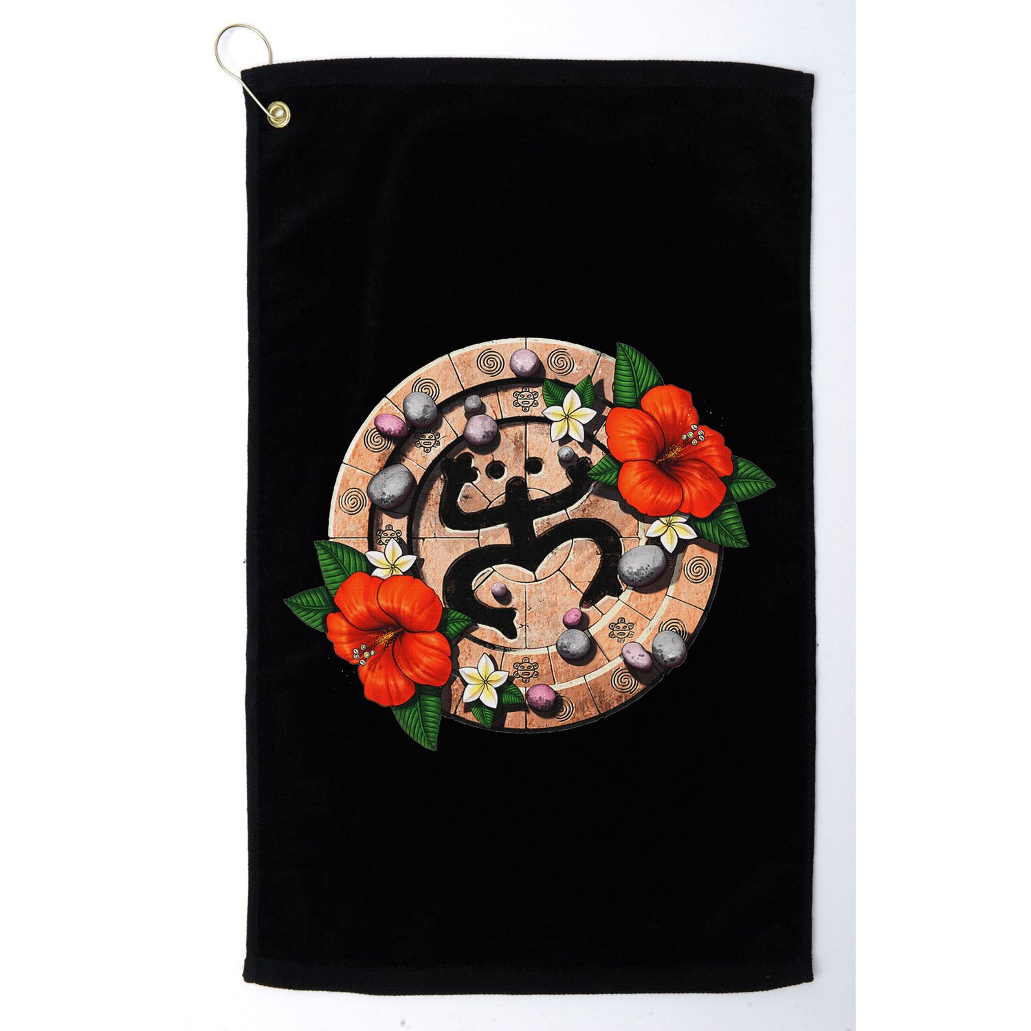 Puerto Rico Coqui Taino Boricua Frog Symbol Puerto Rican Golf Towel