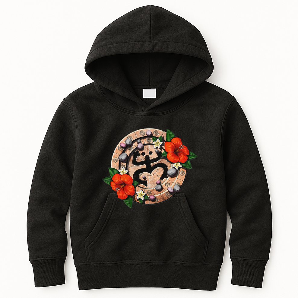 Puerto Rico Coqui Taino Boricua Frog Symbol Puerto Rican Kids Hoodie
