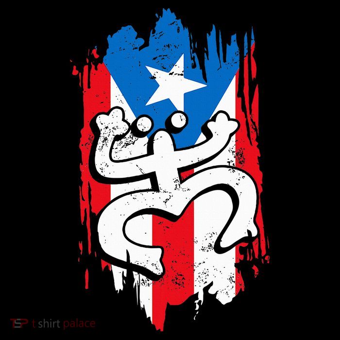 Puerto Rico Coqui Taino Symbol Puerto Rican Flag Frog Retro Tall T-Shirt