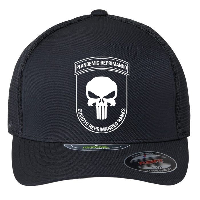 Plandemic Reprimando Covid19 Reprimanded Ranks Flexfit Unipanel Trucker Cap