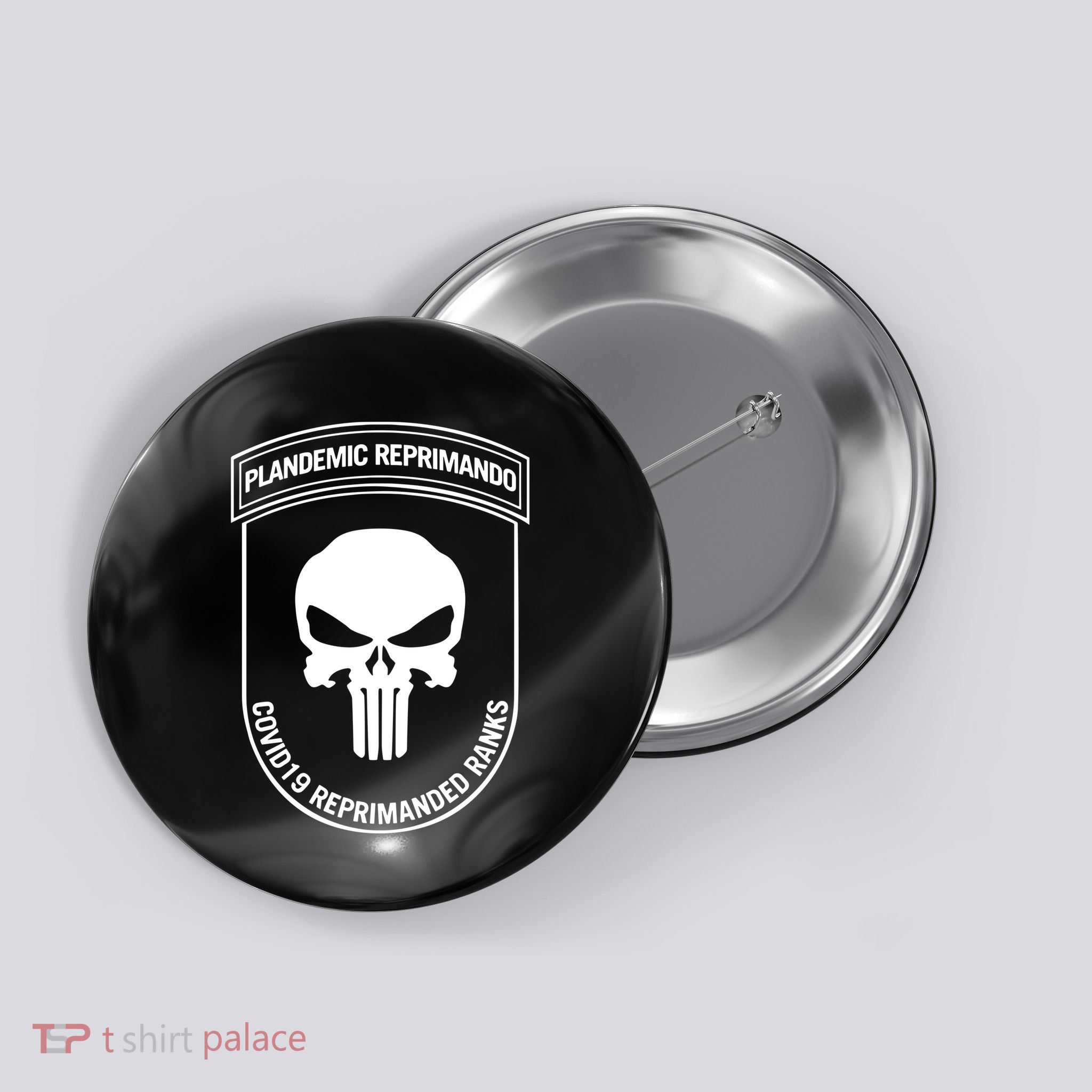 Plandemic Reprimando Covid19 Reprimanded Ranks Button