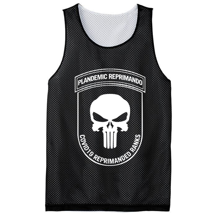 Plandemic Reprimando Covid19 Reprimanded Ranks Mesh Reversible Basketball Jersey Tank