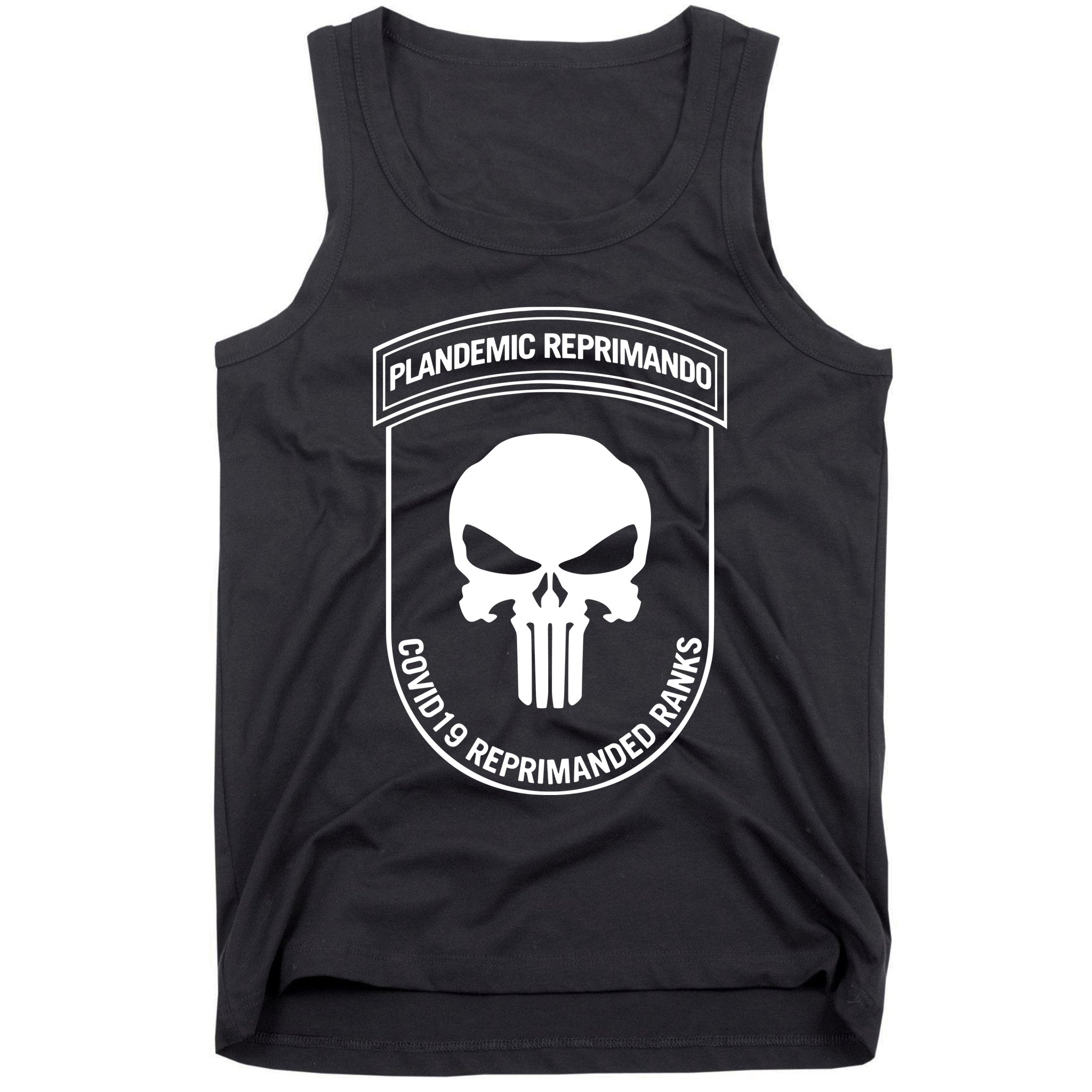 Plandemic Reprimando Covid19 Reprimanded Ranks Tank Top