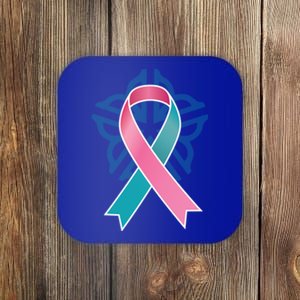 Previvor Ribbon Cute Gift Coaster