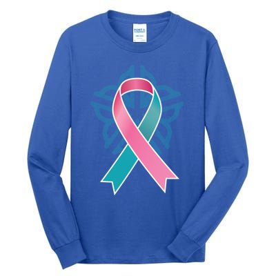 Previvor Ribbon Cute Gift Tall Long Sleeve T-Shirt