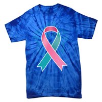 Previvor Ribbon Cute Gift Tie-Dye T-Shirt