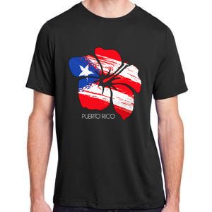 Puerto Rico Culture Roots Amapola Boricua Flag Adult ChromaSoft Performance T-Shirt