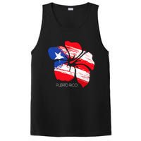 Puerto Rico Culture Roots Amapola Boricua Flag PosiCharge Competitor Tank