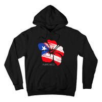 Puerto Rico Culture Roots Amapola Boricua Flag Tall Hoodie