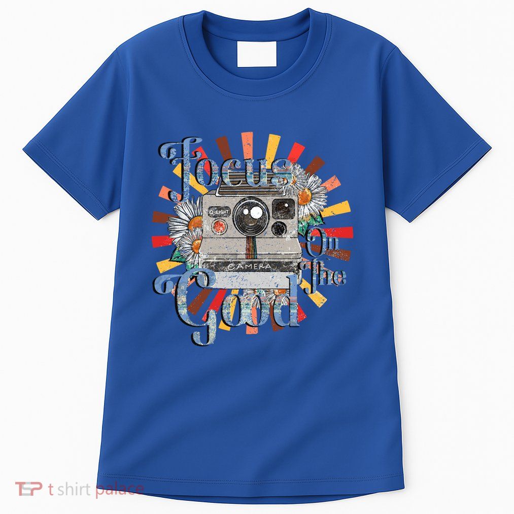 Photography Retro Camera Focus On The Good Photographer Life Cool Gift Tall T-Shirt