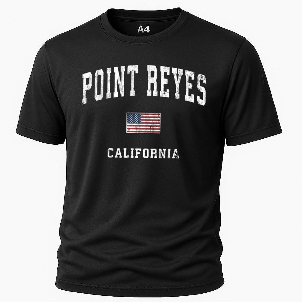 Point Reyes California Ca Vintage American Flag Sports Cute Gift Performance Shirt