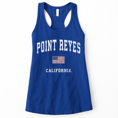 Point Reyes California Ca Vintage American Flag Sports Cute Gift Womens Tank Top