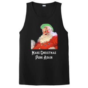 Punk Rock Christmas Santa Punk Rock Great Gift PosiCharge Competitor Tank