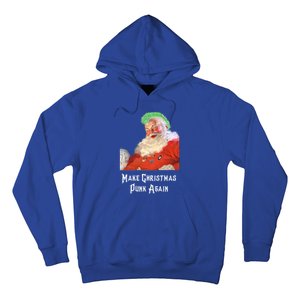 Punk Rock Christmas Santa Punk Rock Great Gift Hoodie