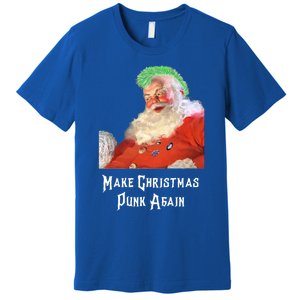 Punk Rock Christmas Santa Punk Rock Great Gift Premium T-Shirt