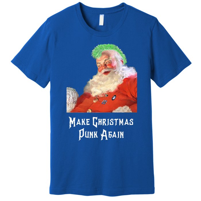 Punk Rock Christmas Santa Punk Rock Great Gift Premium T-Shirt