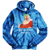 Punk Rock Christmas Santa Punk Rock Great Gift Tie Dye Hoodie